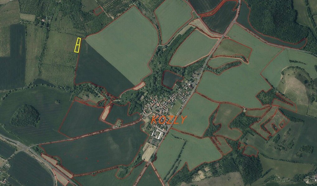 Prodej pole 3 855 m², Kozly – náhled fotky 2