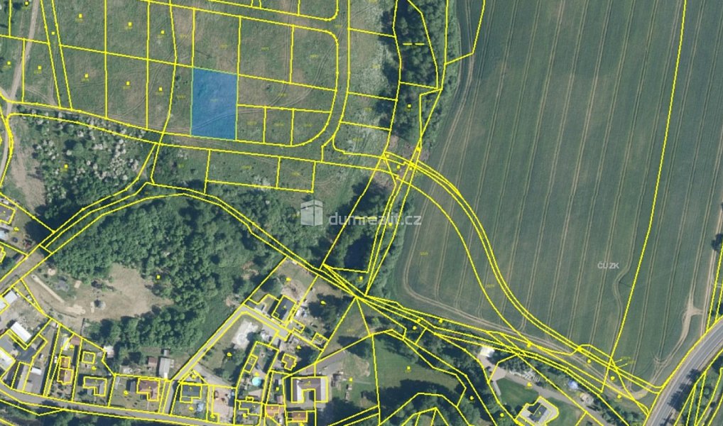 Prodej stavebního pozemku 1 659 m², Ostrov – náhled fotky 3