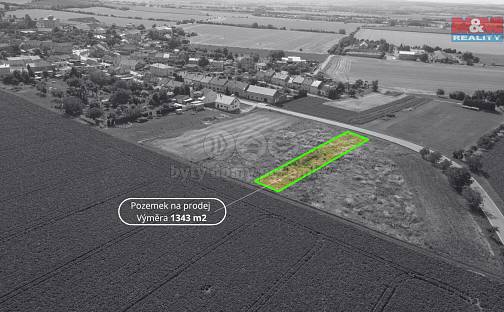 Prodej stavebního pozemku 1 343 m², Stará Ves, okres Přerov