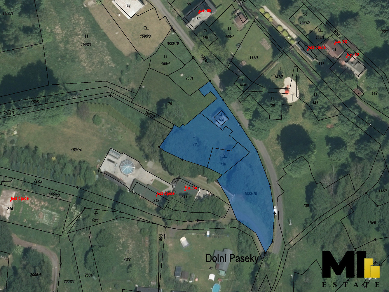 Prodej stavebního pozemku 2 081 m²