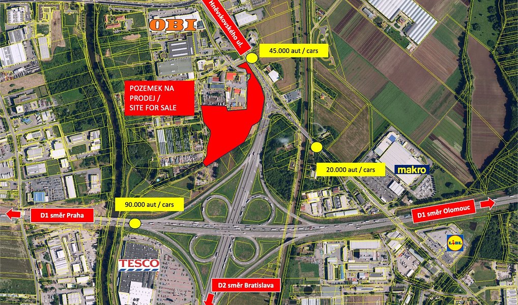 Prodej komerčního pozemku 5 000 m², Brno – náhled fotky 6