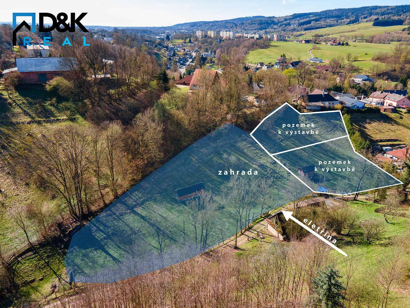 Prodej stavebního pozemku 5 486 m²