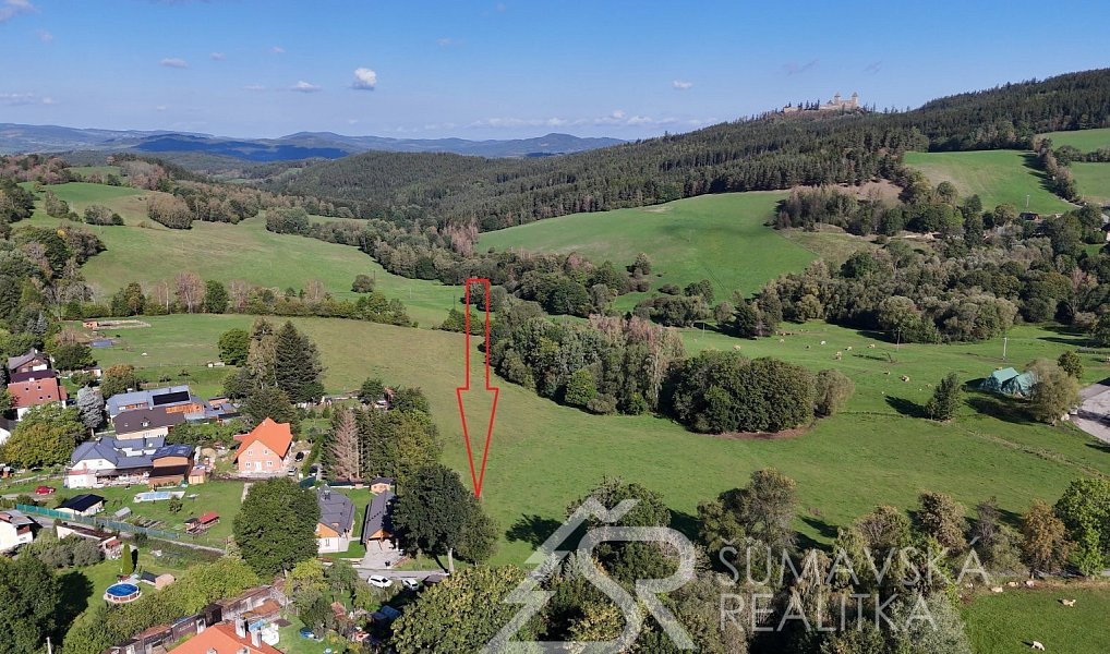 Prodej stavebního pozemku 2 848 m², Kašperské Hory – náhled fotky 3