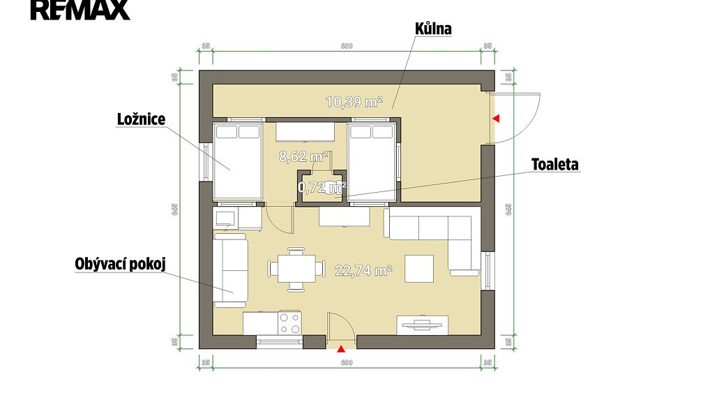 Prodej chaty/chalupy 42 m² s pozemkem 80 m², Úlice – náhled fotky 11