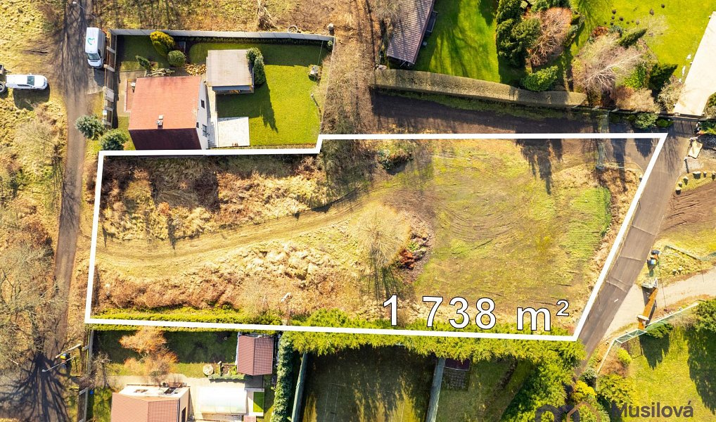 Prodej stavebního pozemku 1 738 m², Proboštov – náhled fotky 2