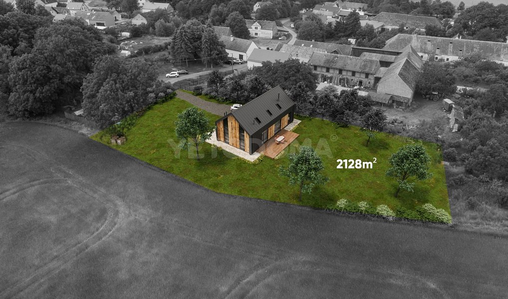 Prodej stavebního pozemku 2 128 m², Olbramov – náhled fotky 3