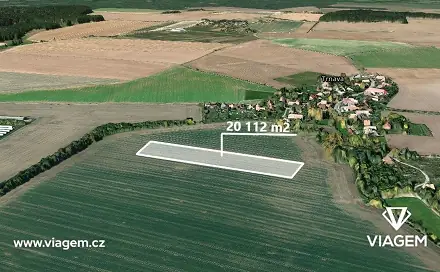 Prodej pole 5 028 m², Boharyně, okres Hradec Králové