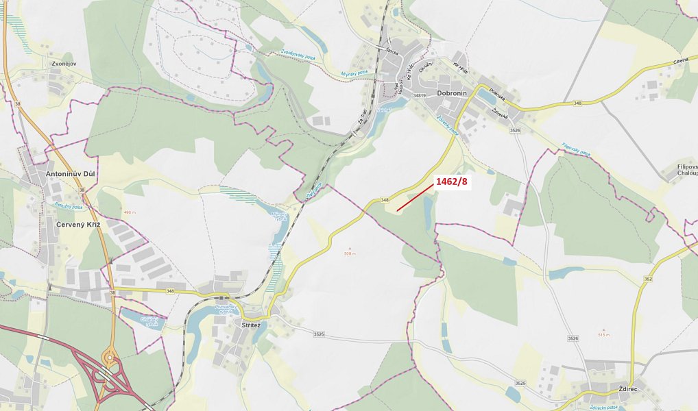 Dražba lesa, 113 m², Jihlava, Dobronín