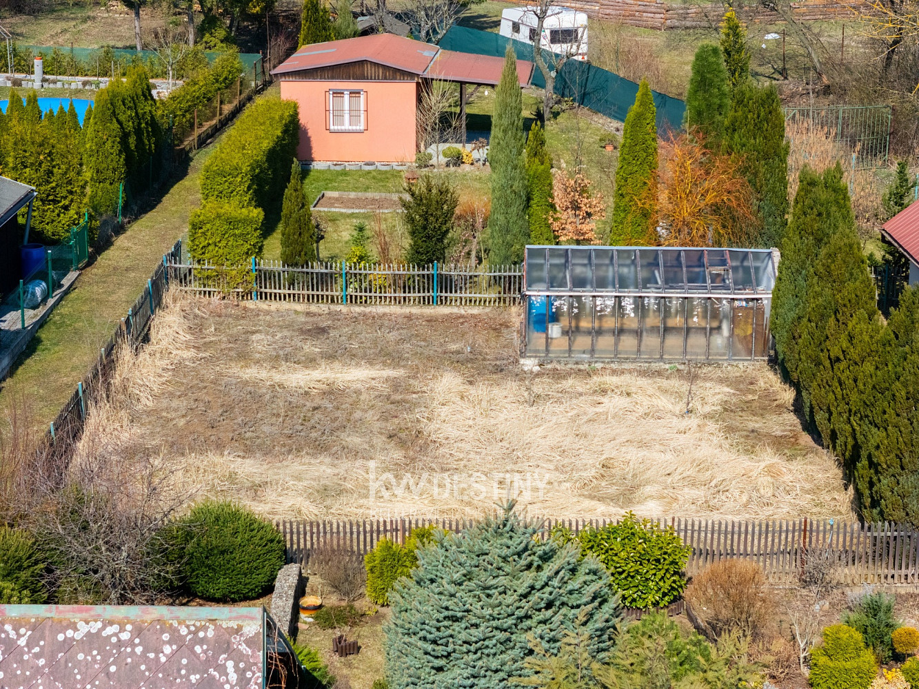 Prodej pozemky - zahrady, 307 m² - Újezdeček – pohled 5