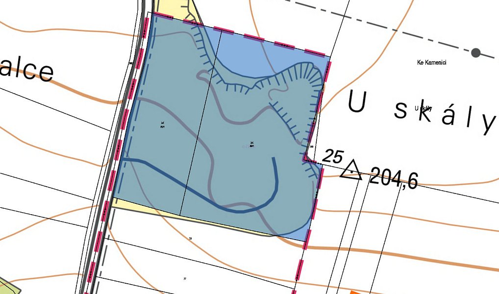 Prodej pozemku 3 320 m², Chržín – náhled fotky 3