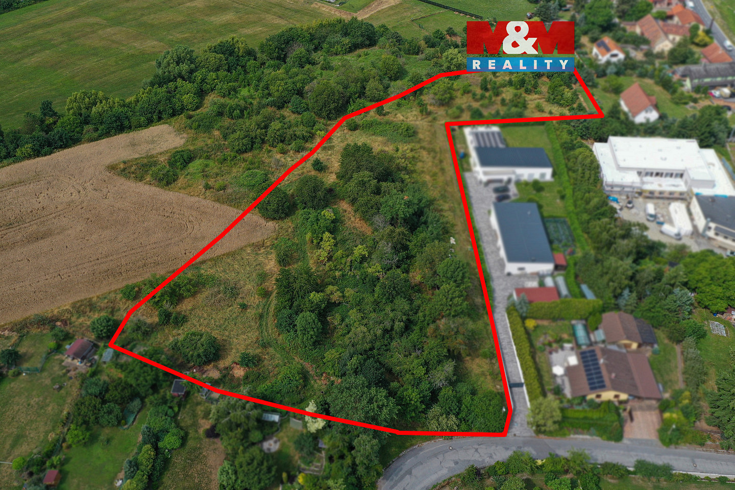 Prodej stavebního pozemku 9 551 m²