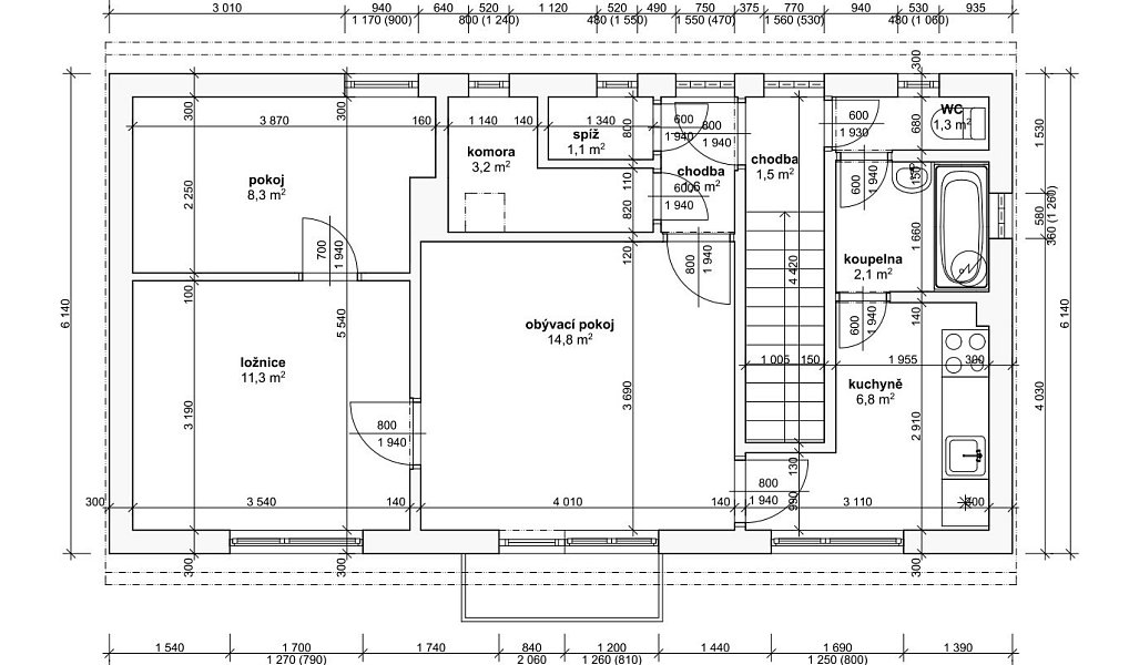 Prodej domu 127 m² s pozemkem 595 m², Hrdějovice – náhled fotky 16