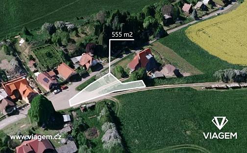 Prodej zahrady 346 m², Miličín, okres Benešov