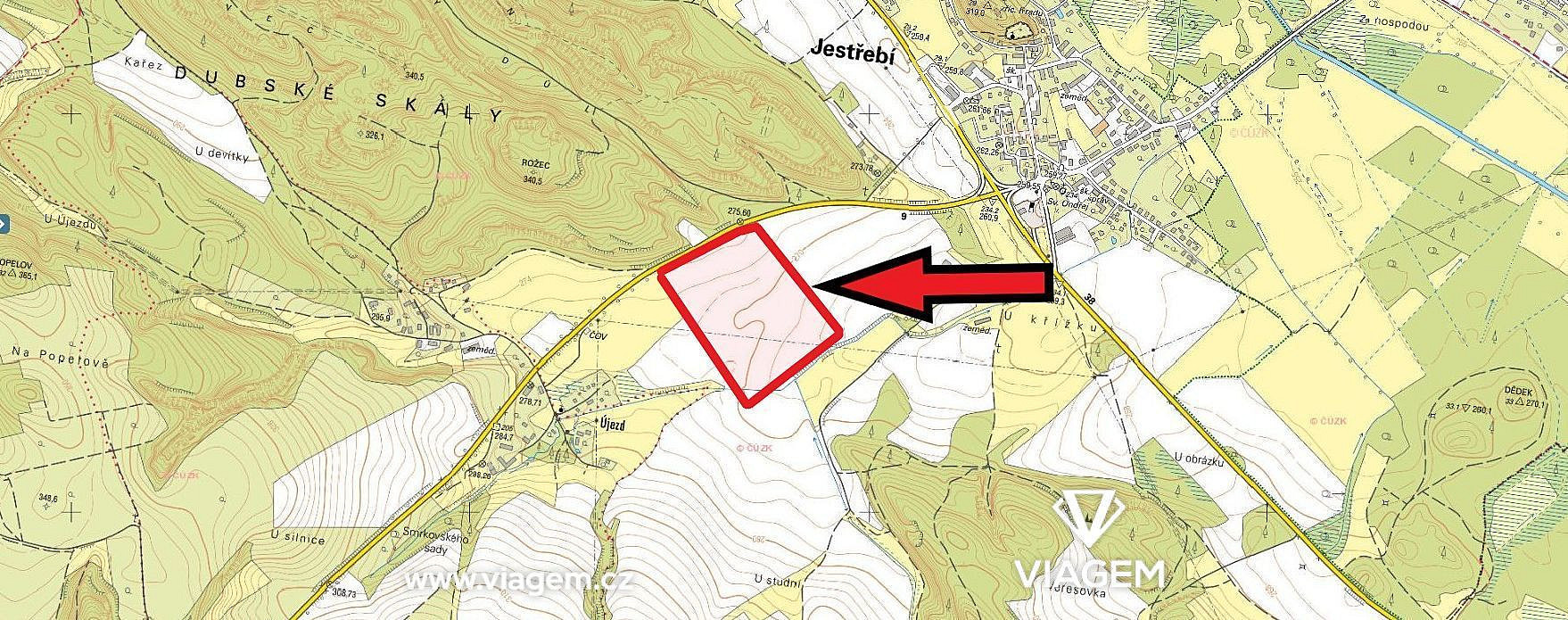 Prodej pole 14 596 m² – fotografie 2