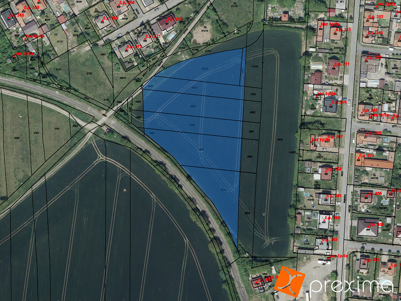Prodej stavebního pozemku 1 707 m²