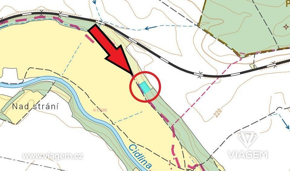 Prodej pole 566 m², Lovčice – náhled fotky 3