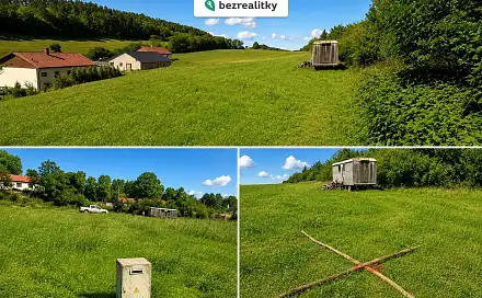 Prodej stavebního pozemku 1 092 m², Drevníky - Nechalov, okres Příbram