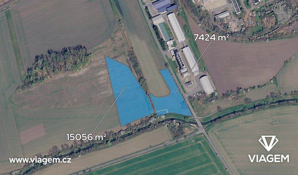 Prodej pole 1 680 m², Kojetín – náhled fotky 2