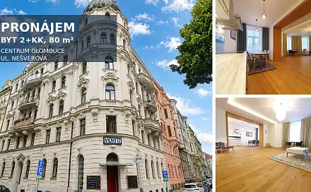 Pronájem bytu 2+kk 80 m²