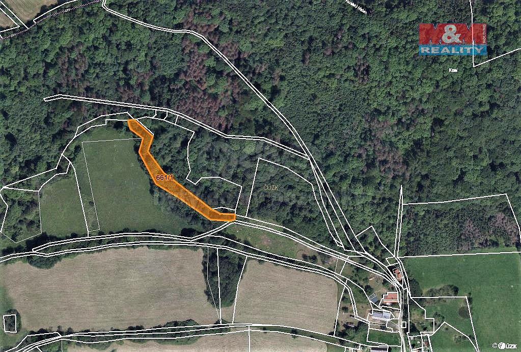 Prodej lesa 3 340 m²