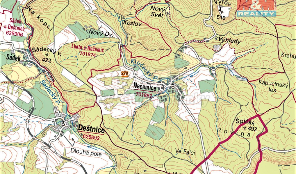 Prodej lesa 1 477 m², Tuchořice – náhled fotky 4