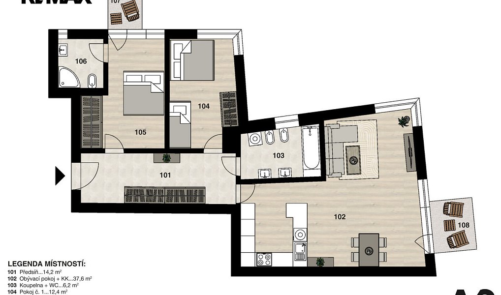 Prodej bytu 3+kk 88 m², Praha – náhled fotky 13