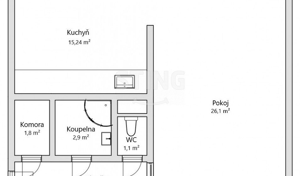 Prodej bytu 1+kk 52 m², Ostrava – náhled fotky 14