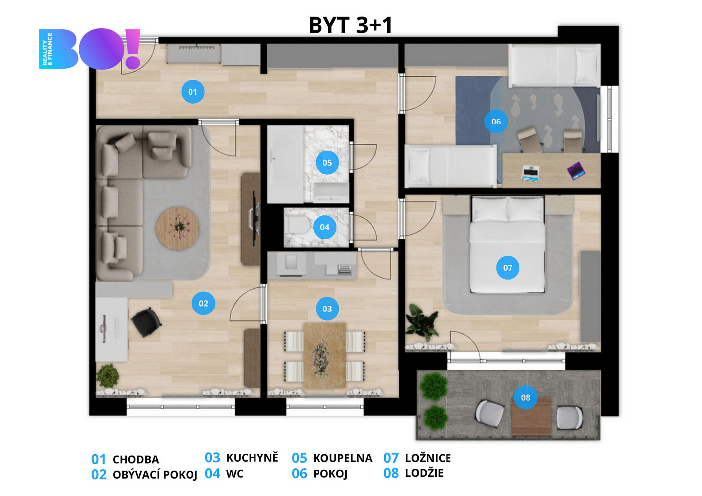 Prodej bytu 3+1 79 m² – fotografie 2