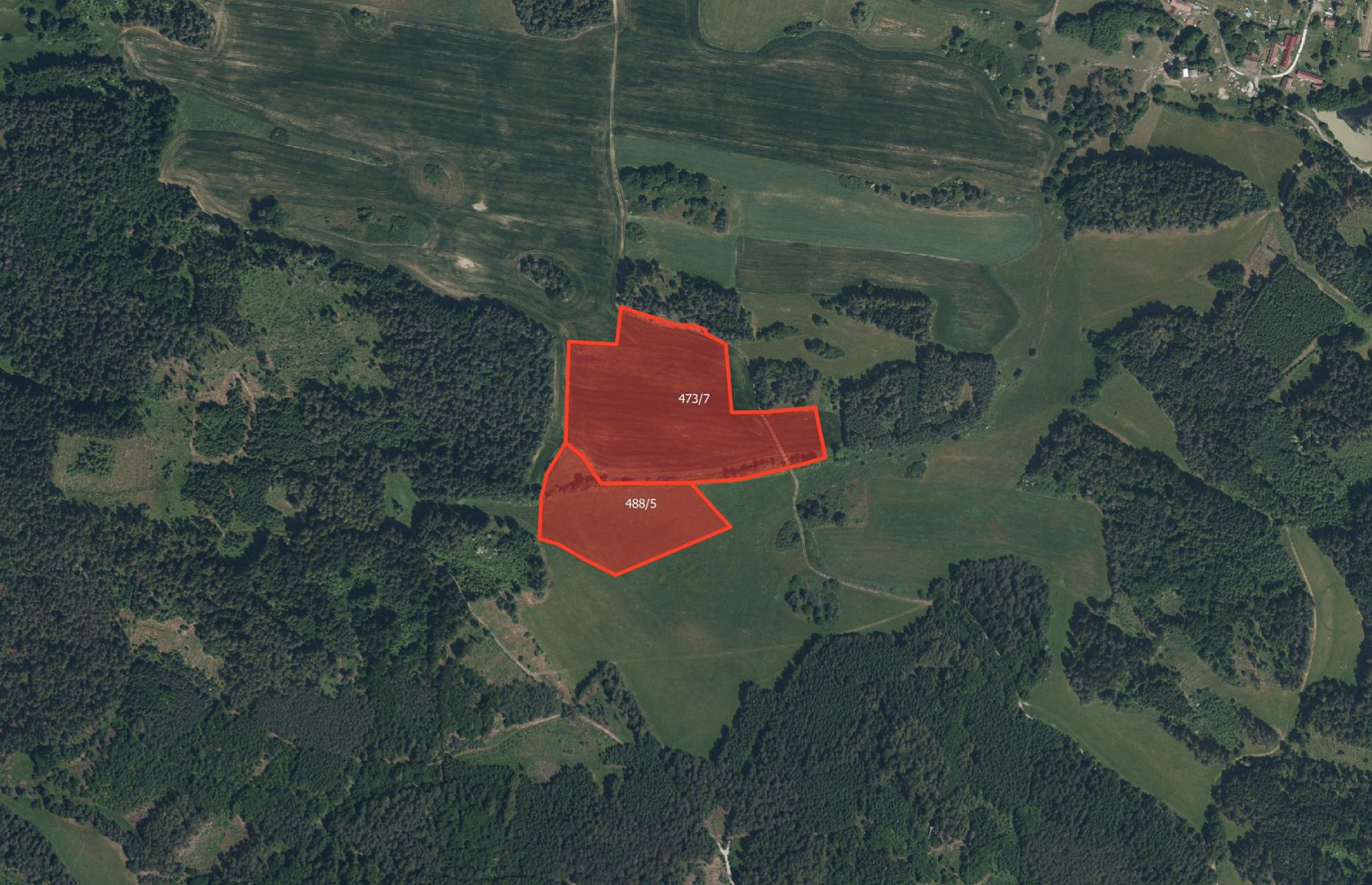 Prodej pole 51 244 m²