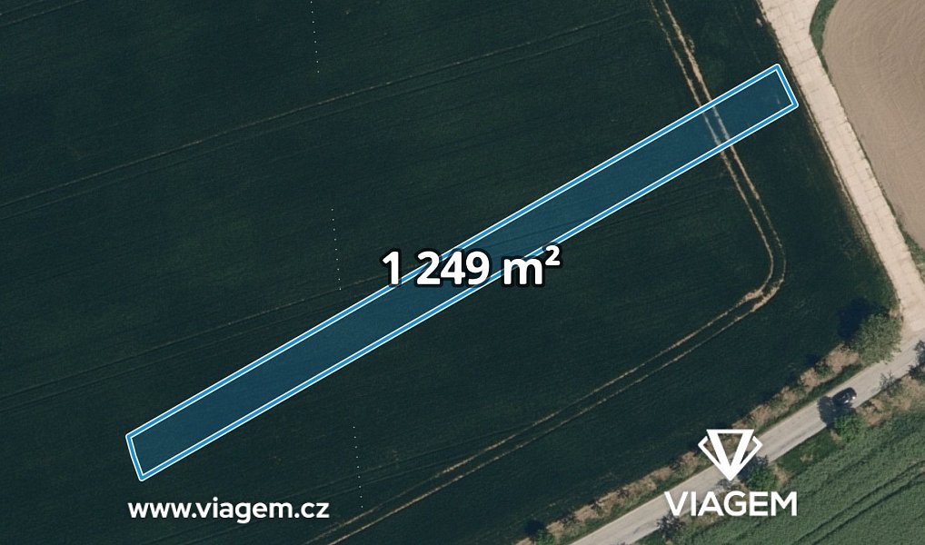 Prodej pozemku, 1249 m², Hodonín, Moravany