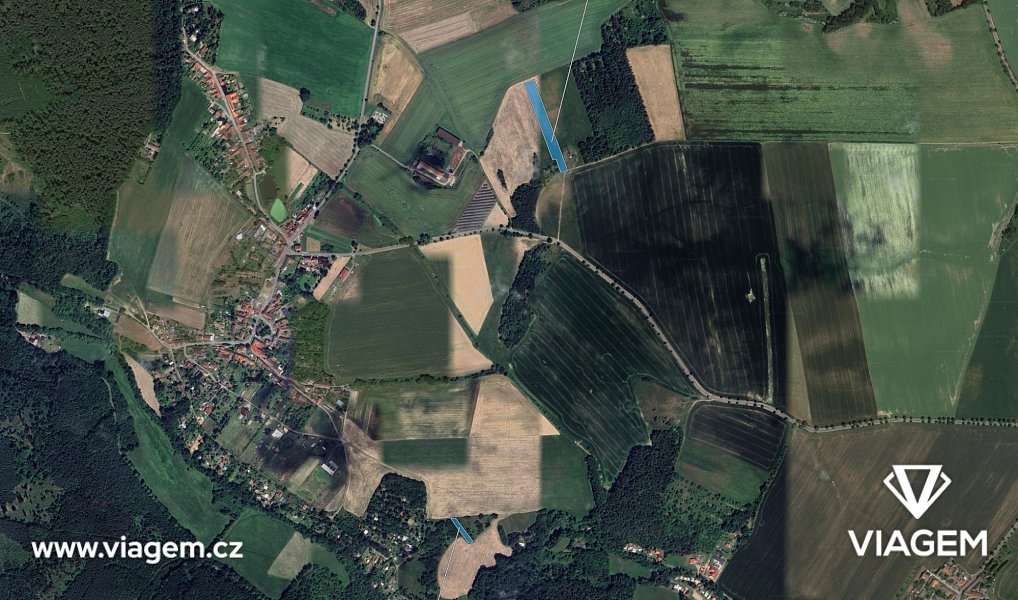 Prodej pole 2 867 m², Prostějovičky – náhled fotky 2