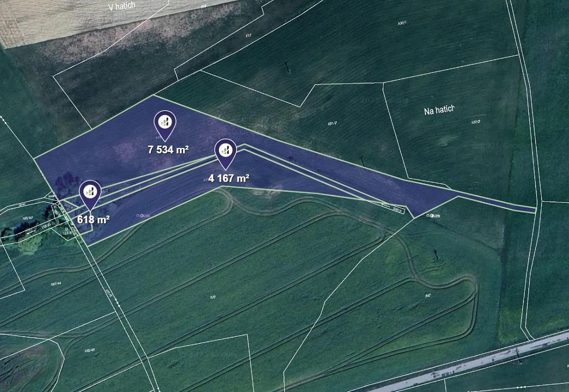 Prodej pole 12 319 m²