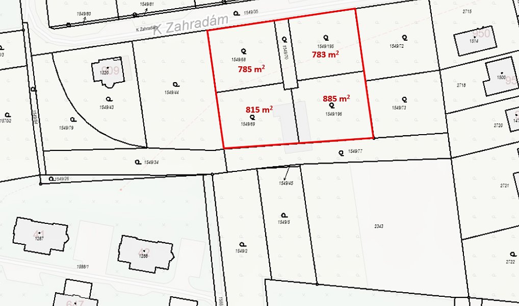 Prodej stavebního pozemku 3 448 m², Nýrsko – náhled fotky 2
