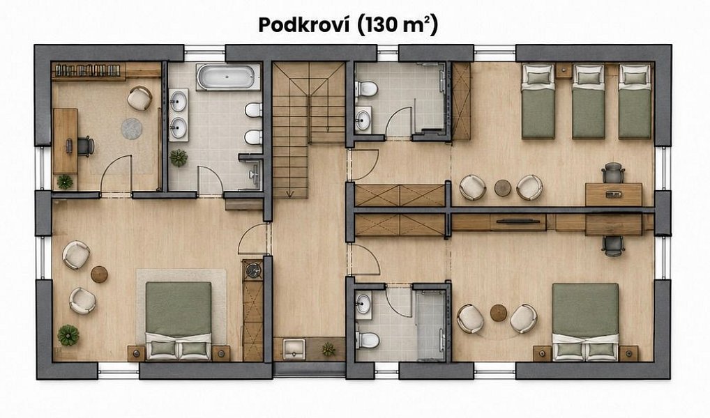 Prodej domu 310 m² s pozemkem 1 687 m², Nové Hutě – náhled fotky 9