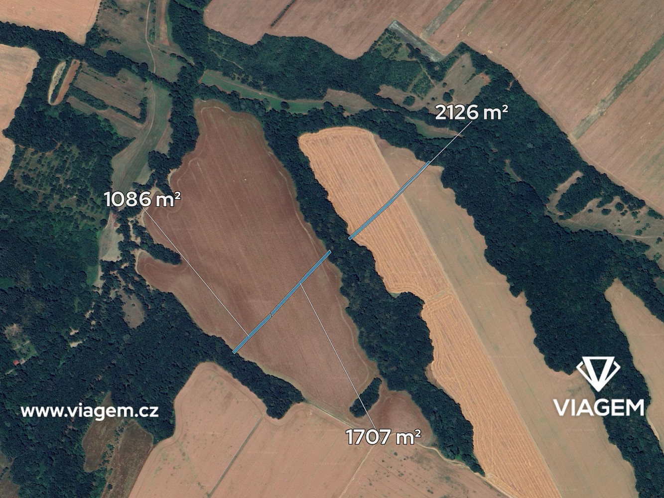 Prodej pole 1 639 m² – fotografie 2