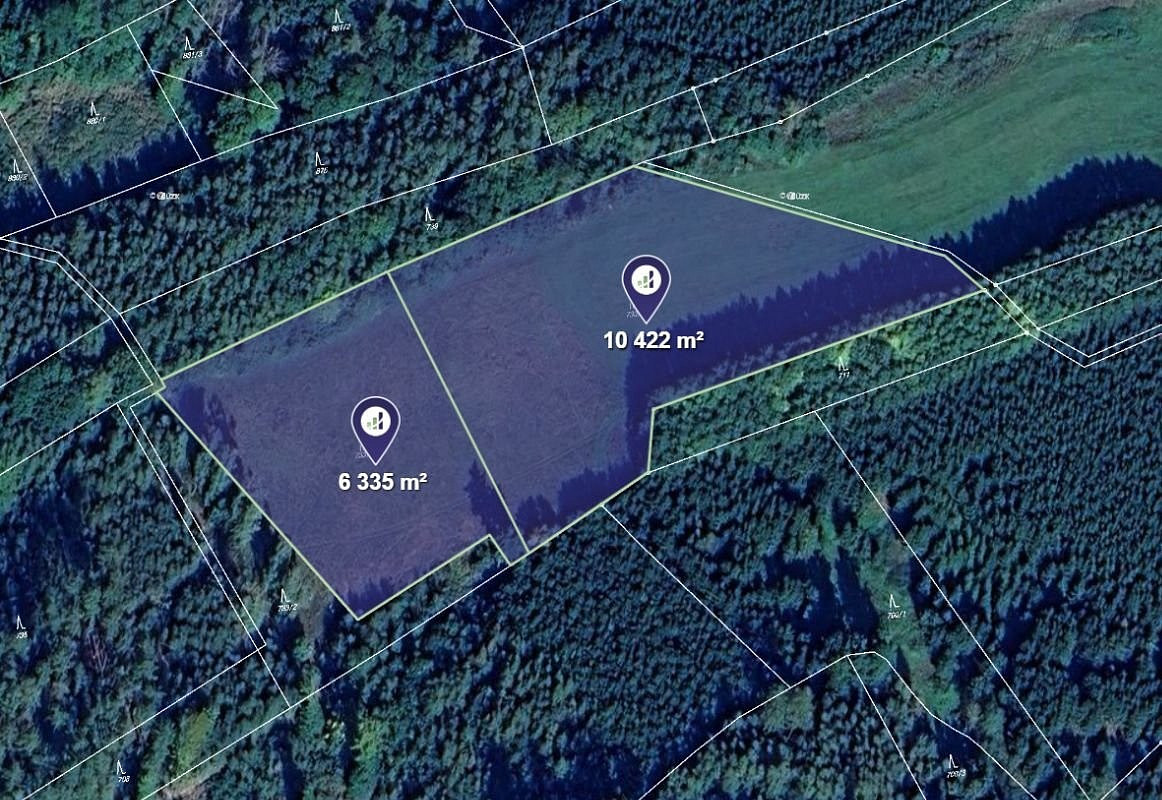 Prodej louky 16 757 m²