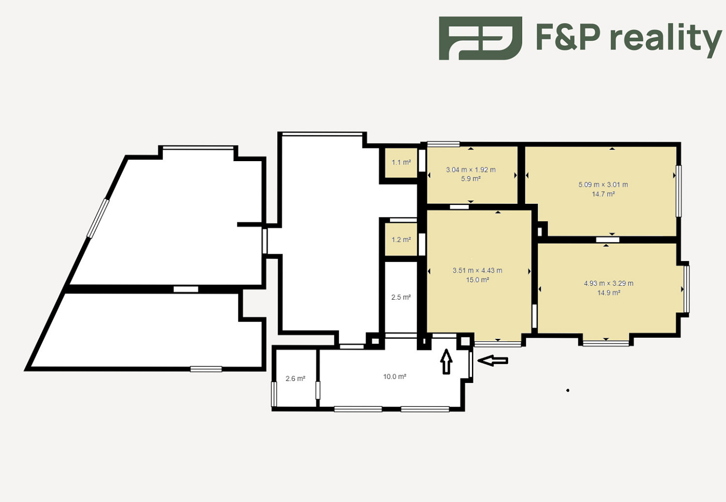 Prodej bytu 2+1 52 m² – fotografie 5