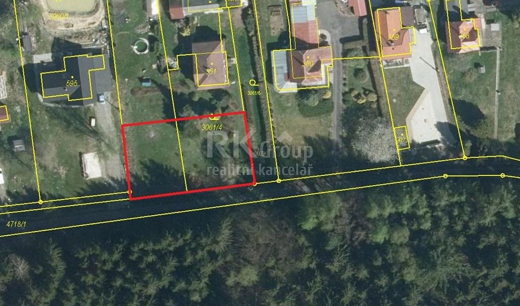 Prodej stavebního pozemku 850 m², Stará Voda – náhled fotky 7