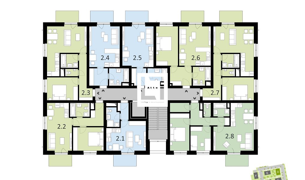Pronájem bytu 2+kk 52 m², Ostrava – náhled fotky 10