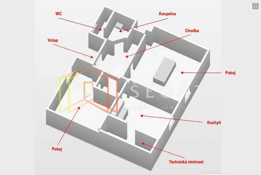 Pronájem domu 80 m² — photo 2
