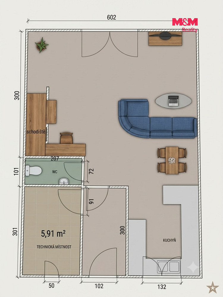 Prodej domu 120 m² s pozemkem 250 m² - Ansicht 6