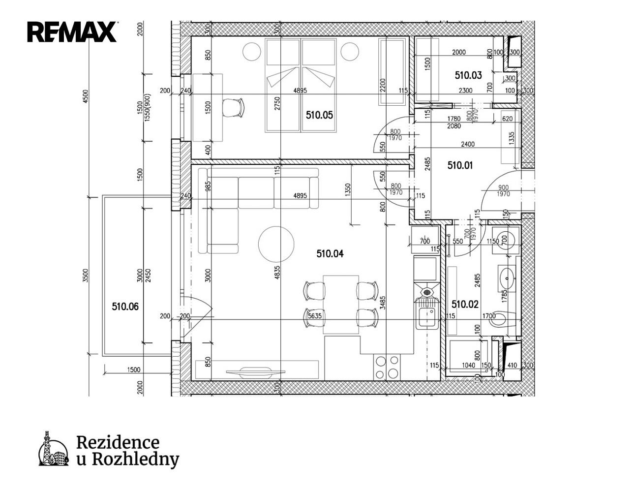 Prodej bytu 2+kk 57 m² – fotografie 3