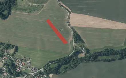 Prodej pole 29 248 m², Petroupim, okres Benešov