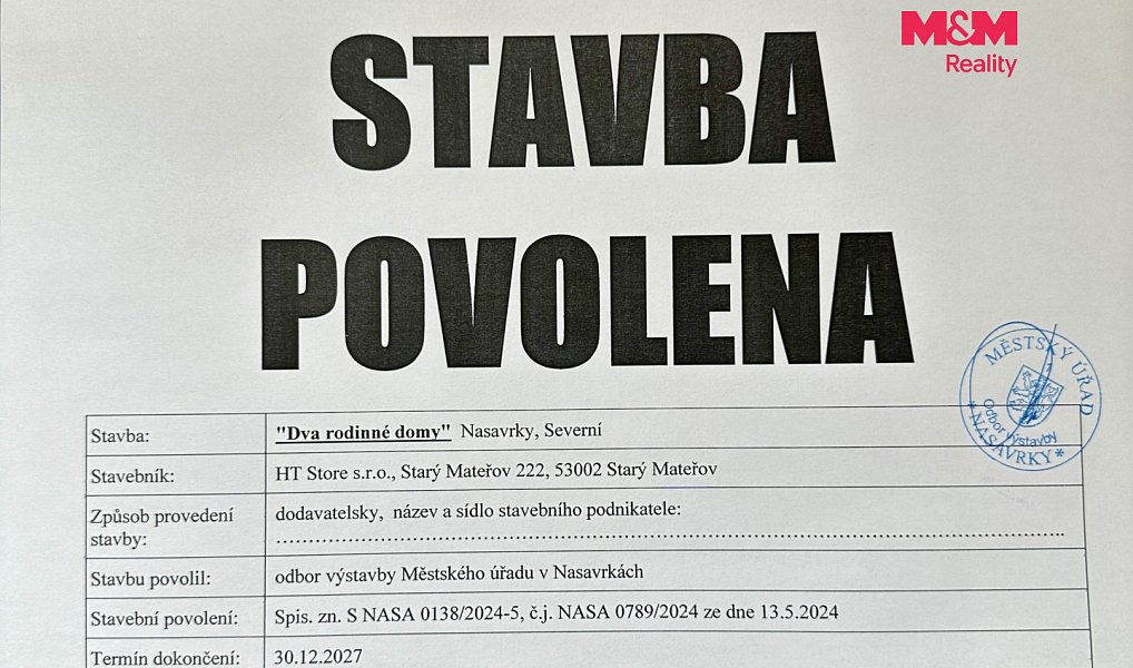 Prodej stavebního pozemku 503 m², Nasavrky – náhled fotky 7