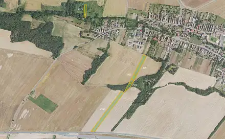 Prodej pole 14 222 m², Nesuchyně, okres Rakovník