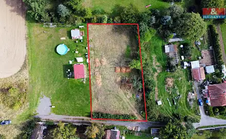 Prodej stavebního pozemku 1 238 m², Lnáře, okres Strakonice