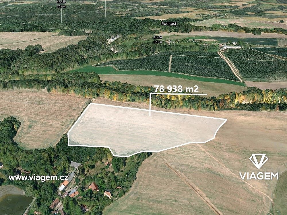 Prodej pole 26 312 m²
