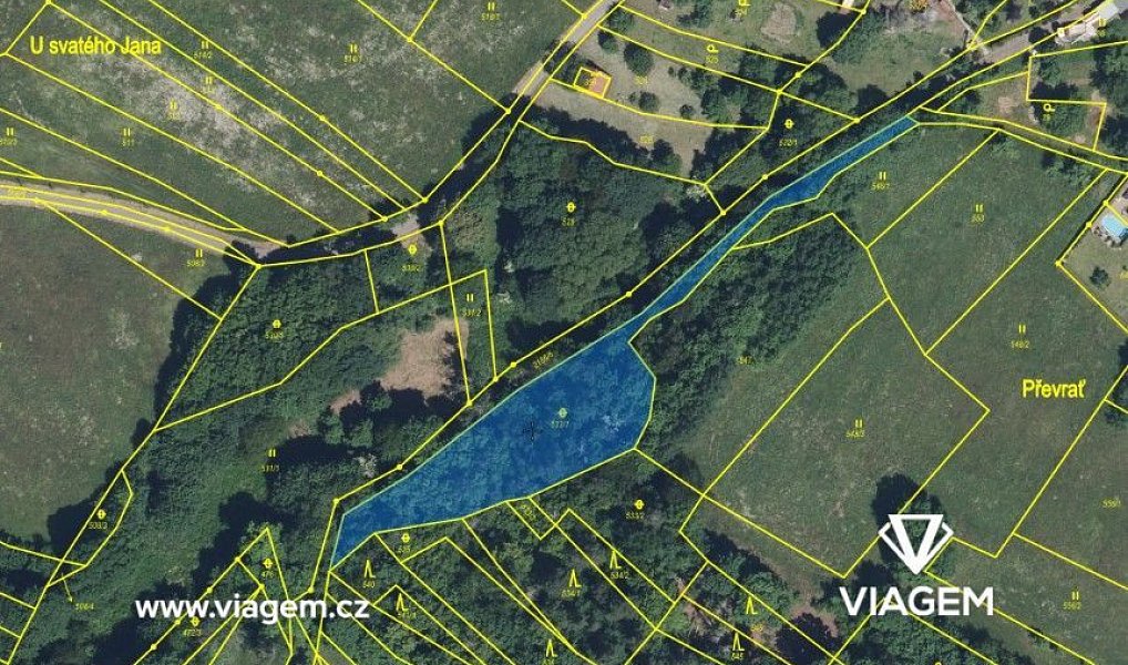 Prodej zahrady 2 553 m², Železný Brod – náhled fotky 7