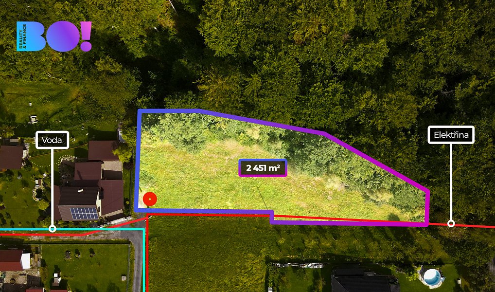 Prodej stavebního pozemku 2 425 m², Bystřice – náhled fotky 8
