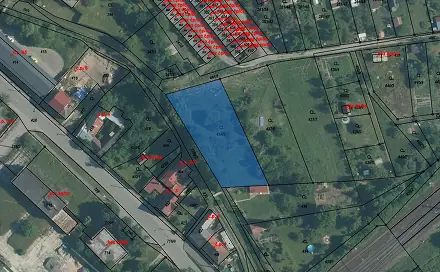 Prodej stavebního pozemku 1 587 m², Suchdol nad Odrou, okres Nový Jičín